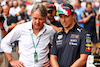 GP CITTA DEL MESSICO, (L to R): Adrian Fernandez (MEX) with Sergio Perez (MEX) Red Bull Racing.
27.10.2022. Formula 1 World Championship, Rd 20, Mexican Grand Prix, Mexico City, Mexico, Preparation Day.
 - www.xpbimages.com, EMail: requests@xpbimages.com © Copyright: Coates / XPB Images