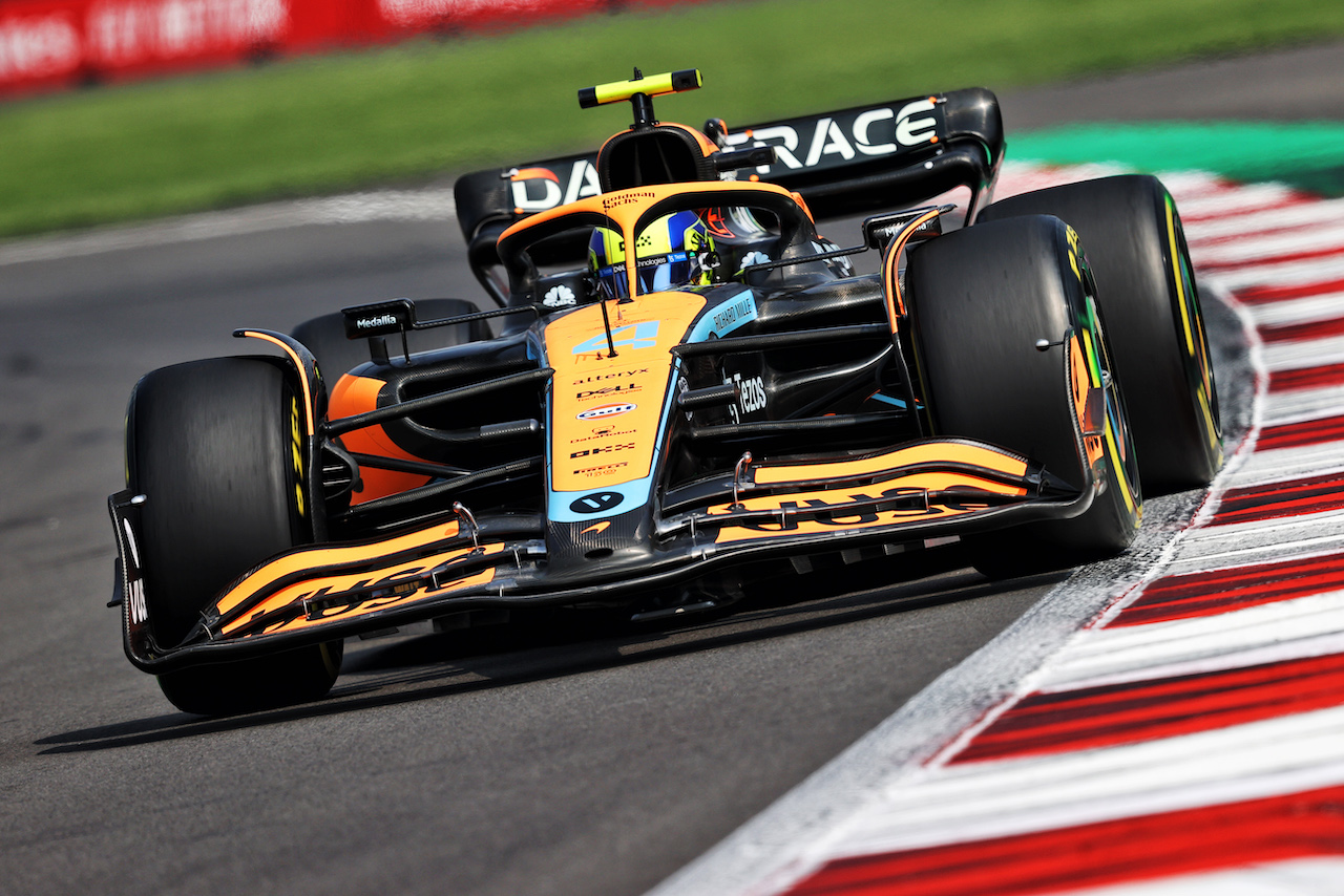 GP CITTA DEL MESSICO, Lando Norris (GBR) McLaren MCL36.
29.10.2022. Formula 1 World Championship, Rd 20, Mexican Grand Prix, Mexico City, Mexico, Qualifiche Day.
- www.xpbimages.com, EMail: requests@xpbimages.com © Copyright: Moy / XPB Images