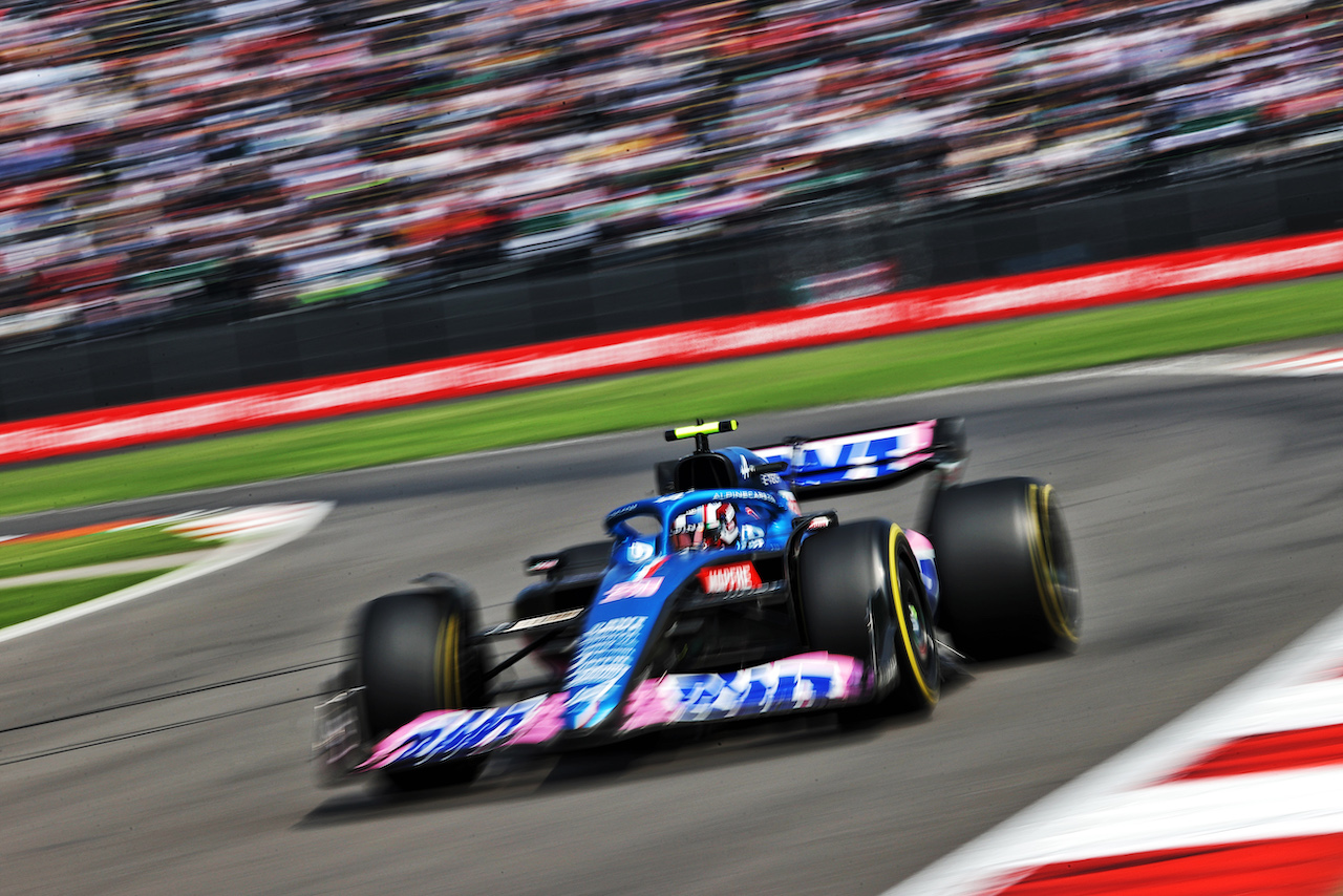 GP CITTA DEL MESSICO, Esteban Ocon (FRA) Alpine F1 Team A522.
29.10.2022. Formula 1 World Championship, Rd 20, Mexican Grand Prix, Mexico City, Mexico, Qualifiche Day.
- www.xpbimages.com, EMail: requests@xpbimages.com © Copyright: Moy / XPB Images