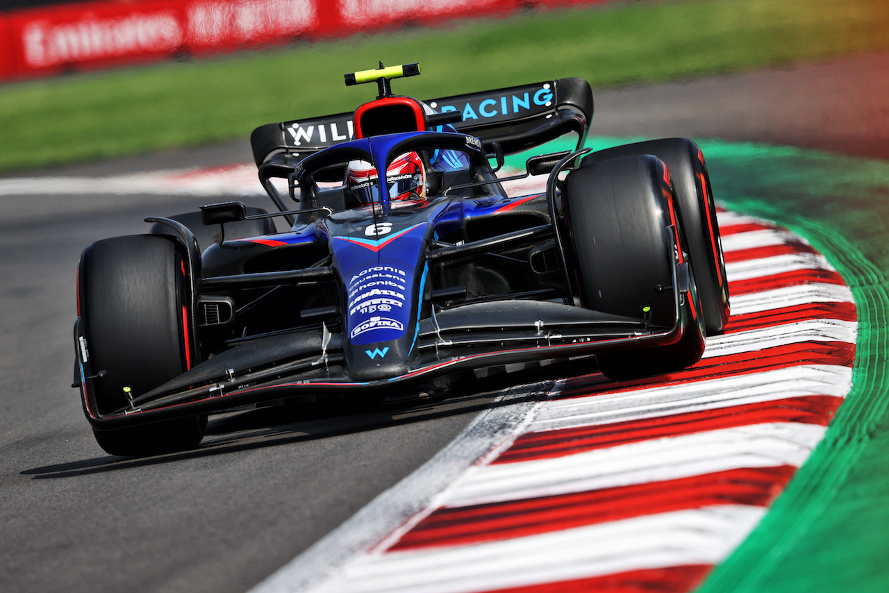 GP CITTA DEL MESSICO, Nicholas Latifi (CDN) Williams Racing FW44.
29.10.2022. Formula 1 World Championship, Rd 20, Mexican Grand Prix, Mexico City, Mexico, Qualifiche Day.
- www.xpbimages.com, EMail: requests@xpbimages.com © Copyright: Moy / XPB Images