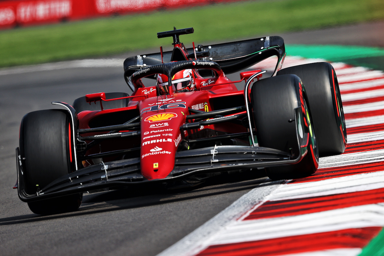 GP CITTA DEL MESSICO, Charles Leclerc (MON) Ferrari F1-75.
29.10.2022. Formula 1 World Championship, Rd 20, Mexican Grand Prix, Mexico City, Mexico, Qualifiche Day.
- www.xpbimages.com, EMail: requests@xpbimages.com © Copyright: Moy / XPB Images