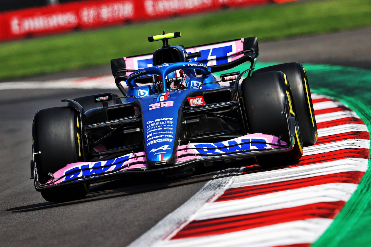 GP CITTA DEL MESSICO, Esteban Ocon (FRA) Alpine F1 Team A522.
29.10.2022. Formula 1 World Championship, Rd 20, Mexican Grand Prix, Mexico City, Mexico, Qualifiche Day.
- www.xpbimages.com, EMail: requests@xpbimages.com © Copyright: Moy / XPB Images