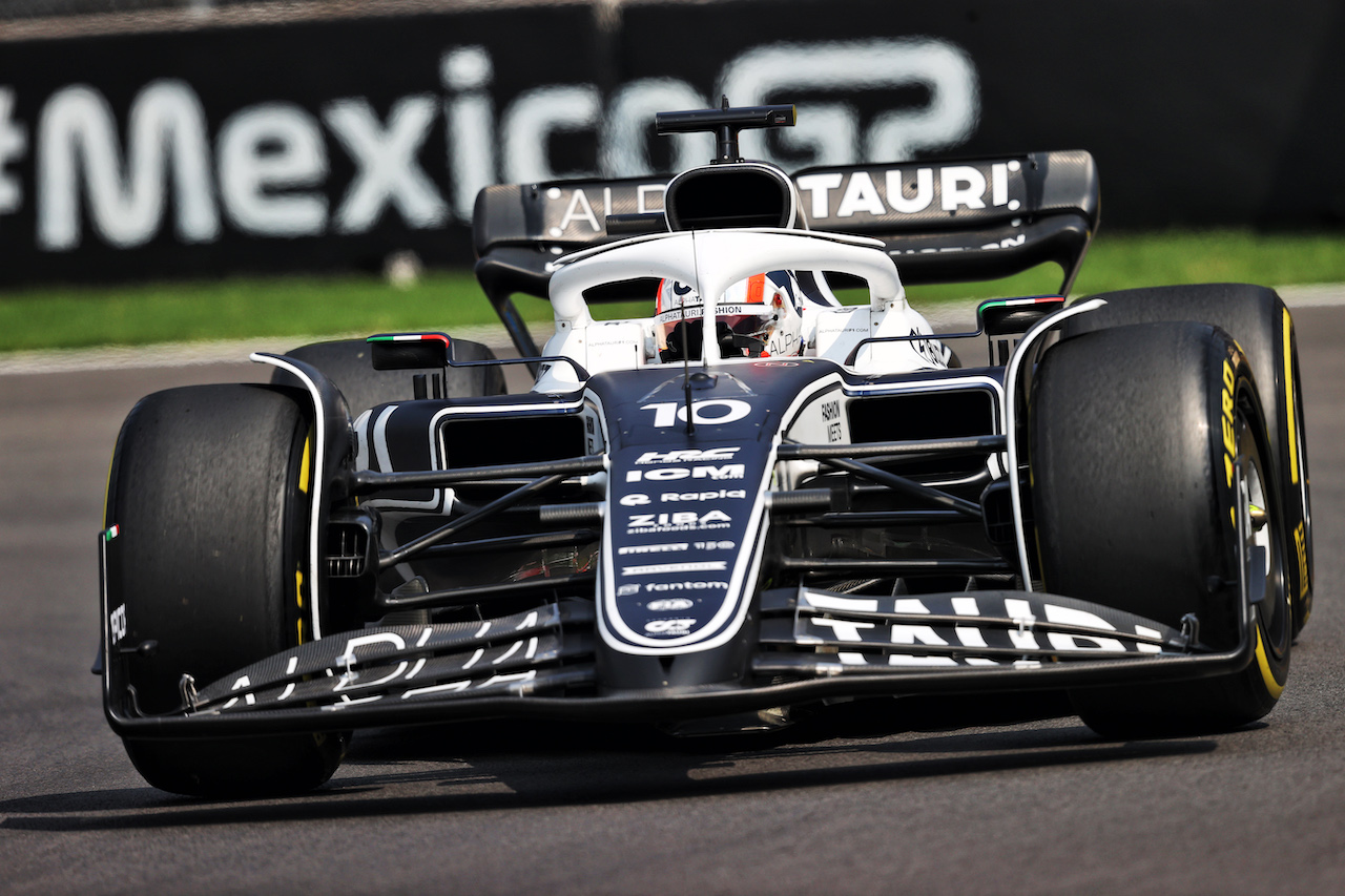 GP CITTA DEL MESSICO, Pierre Gasly (FRA) AlphaTauri AT03.
29.10.2022. Formula 1 World Championship, Rd 20, Mexican Grand Prix, Mexico City, Mexico, Qualifiche Day.
- www.xpbimages.com, EMail: requests@xpbimages.com © Copyright: Moy / XPB Images