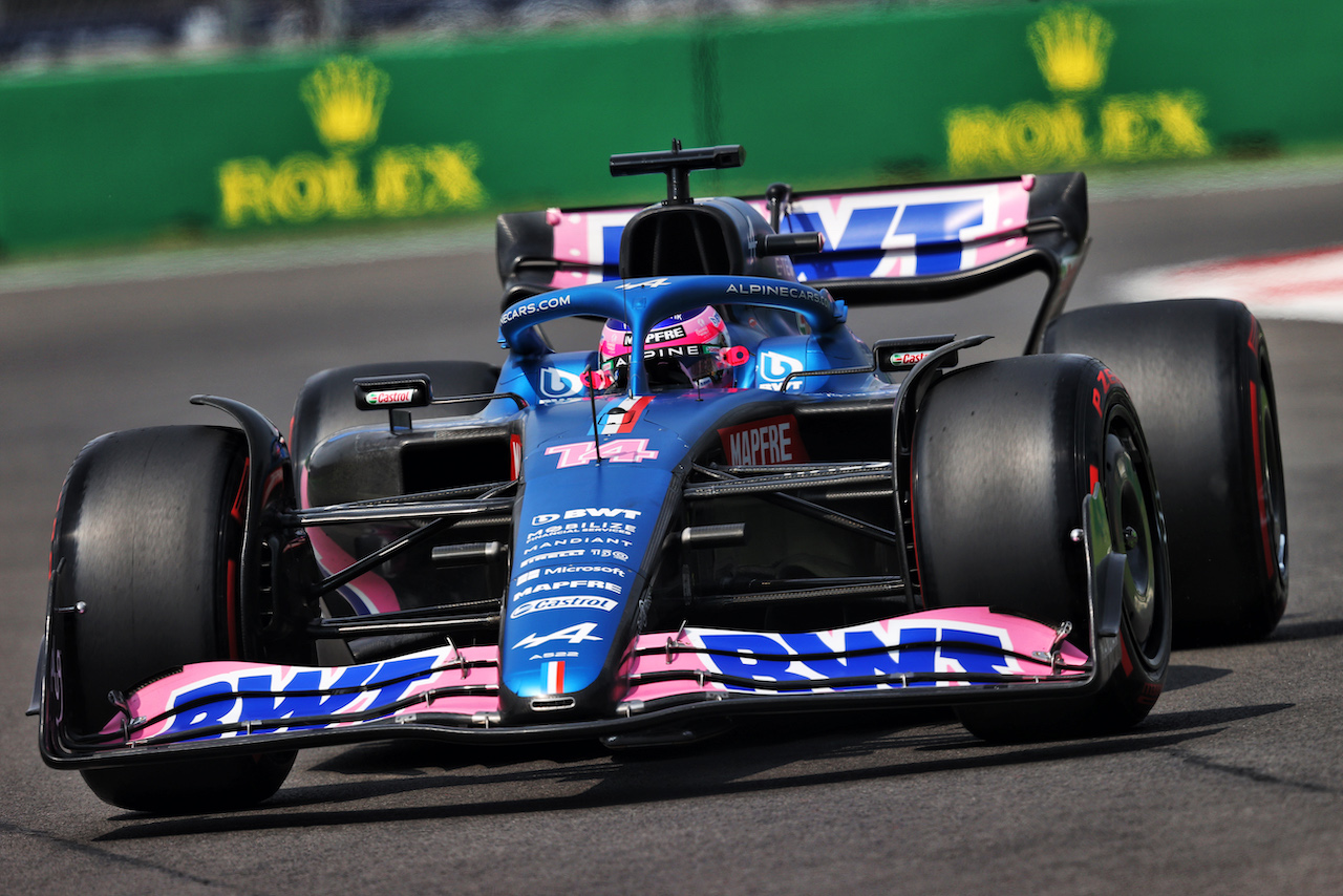GP CITTA DEL MESSICO, Fernando Alonso (ESP) Alpine F1 Team A522.
29.10.2022. Formula 1 World Championship, Rd 20, Mexican Grand Prix, Mexico City, Mexico, Qualifiche Day.
- www.xpbimages.com, EMail: requests@xpbimages.com © Copyright: Moy / XPB Images
