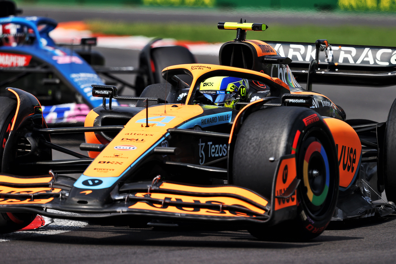 GP CITTA DEL MESSICO, Lando Norris (GBR) McLaren MCL36.
29.10.2022. Formula 1 World Championship, Rd 20, Mexican Grand Prix, Mexico City, Mexico, Qualifiche Day.
- www.xpbimages.com, EMail: requests@xpbimages.com © Copyright: Moy / XPB Images