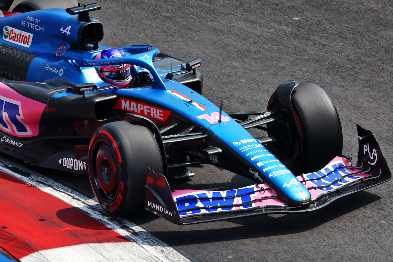 GP CITTA DEL MESSICO, Fernando Alonso (ESP) Alpine F1 Team A522.
29.10.2022. Formula 1 World Championship, Rd 20, Mexican Grand Prix, Mexico City, Mexico, Qualifiche Day.
 - www.xpbimages.com, EMail: requests@xpbimages.com © Copyright: Coates / XPB Images