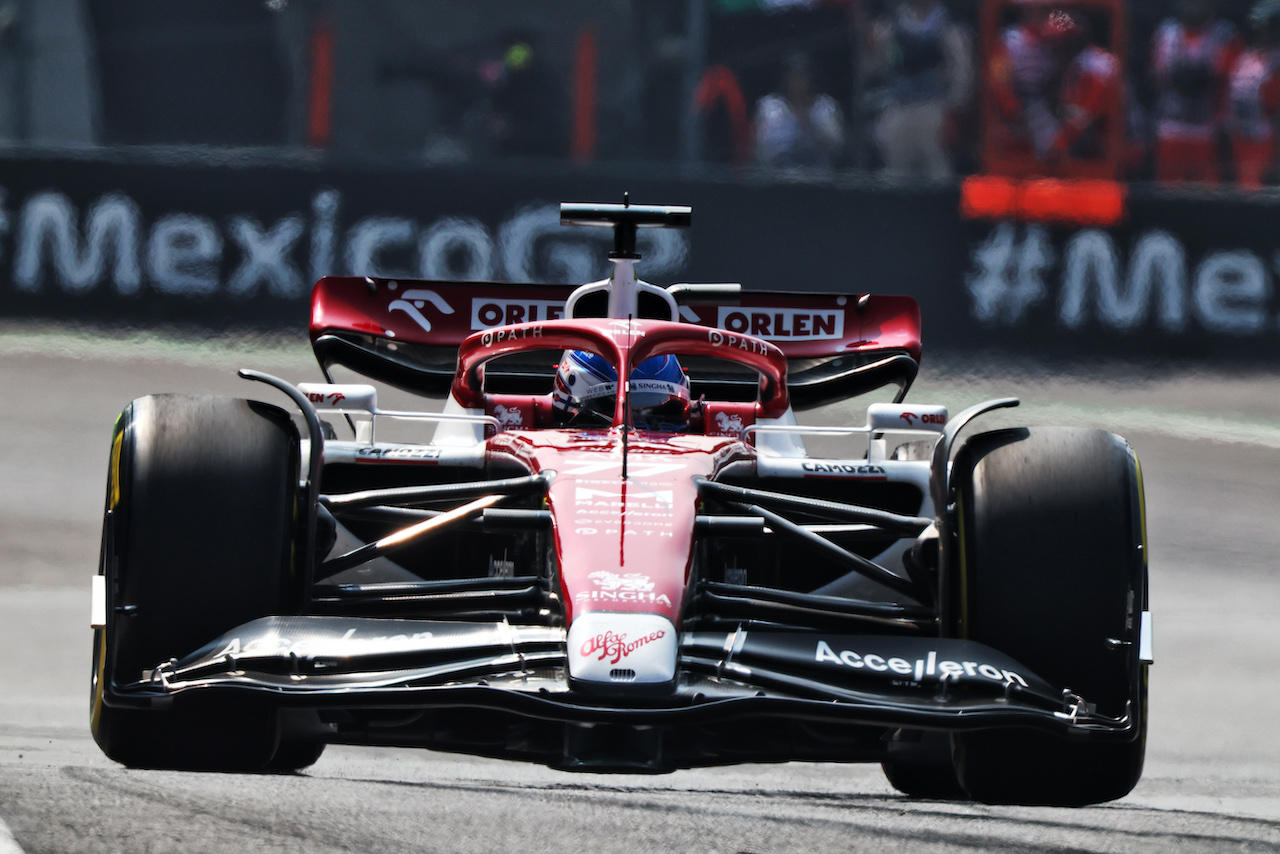 GP CITTA DEL MESSICO, Valtteri Bottas (FIN) Alfa Romeo F1 Team C42.
29.10.2022. Formula 1 World Championship, Rd 20, Mexican Grand Prix, Mexico City, Mexico, Qualifiche Day.
 - www.xpbimages.com, EMail: requests@xpbimages.com © Copyright: Coates / XPB Images