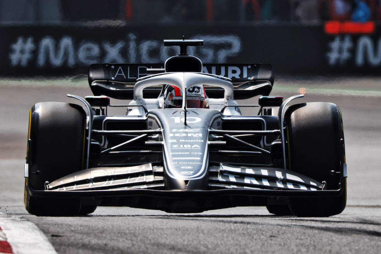 GP CITTA DEL MESSICO, Pierre Gasly (FRA) AlphaTauri AT03.
29.10.2022. Formula 1 World Championship, Rd 20, Mexican Grand Prix, Mexico City, Mexico, Qualifiche Day.
 - www.xpbimages.com, EMail: requests@xpbimages.com © Copyright: Coates / XPB Images