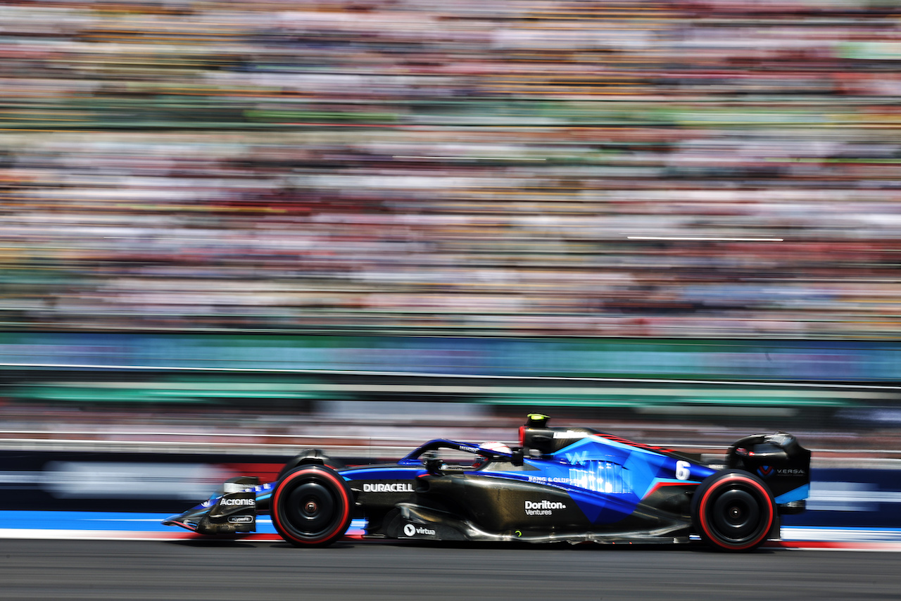 GP CITTA DEL MESSICO, Nicholas Latifi (CDN) Williams Racing FW44.
29.10.2022. Formula 1 World Championship, Rd 20, Mexican Grand Prix, Mexico City, Mexico, Qualifiche Day.
- www.xpbimages.com, EMail: requests@xpbimages.com © Copyright: Bearne / XPB Images
