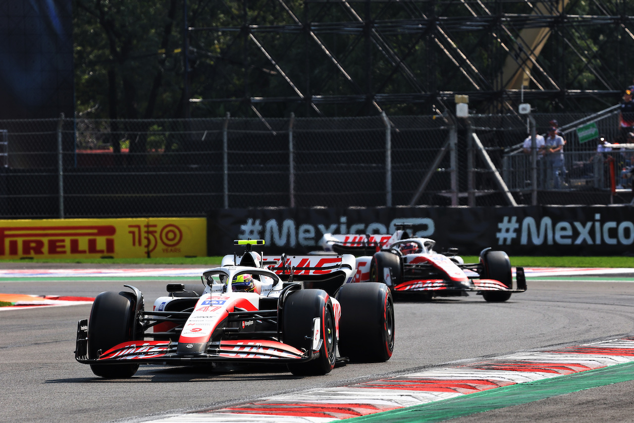 GP CITTA DEL MESSICO, Mick Schumacher (GER) Haas VF-22.
29.10.2022. Formula 1 World Championship, Rd 20, Mexican Grand Prix, Mexico City, Mexico, Qualifiche Day.
- www.xpbimages.com, EMail: requests@xpbimages.com © Copyright: Bearne / XPB Images