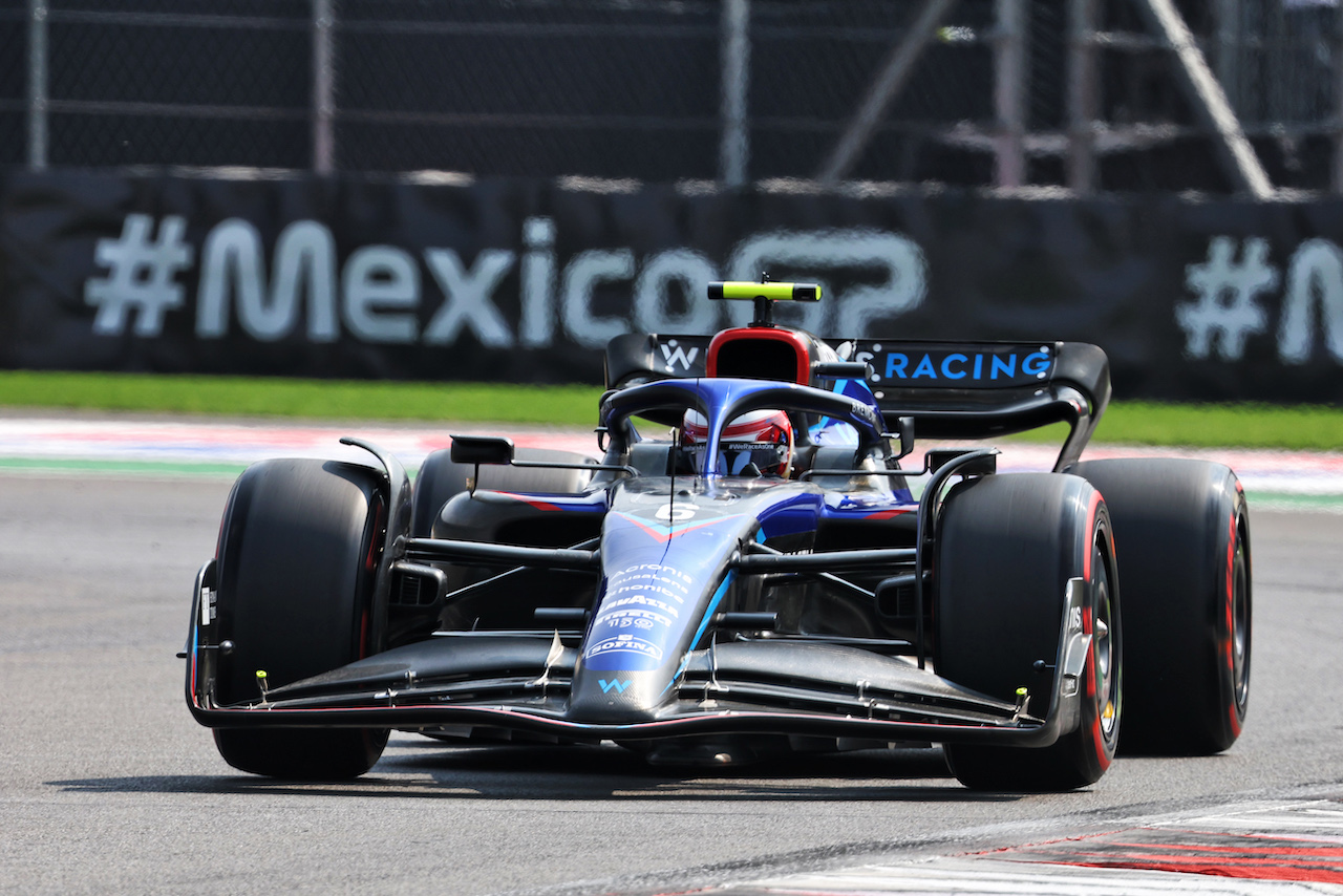 GP CITTA DEL MESSICO, Nicholas Latifi (CDN) Williams Racing FW44.
29.10.2022. Formula 1 World Championship, Rd 20, Mexican Grand Prix, Mexico City, Mexico, Qualifiche Day.
- www.xpbimages.com, EMail: requests@xpbimages.com © Copyright: Bearne / XPB Images