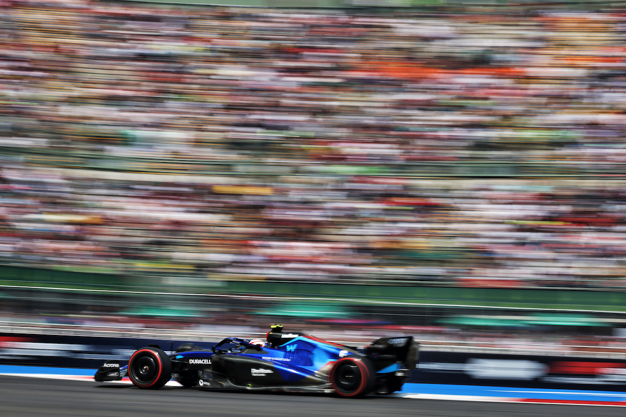 GP CITTA DEL MESSICO, Nicholas Latifi (CDN) Williams Racing FW44.
29.10.2022. Formula 1 World Championship, Rd 20, Mexican Grand Prix, Mexico City, Mexico, Qualifiche Day.
- www.xpbimages.com, EMail: requests@xpbimages.com © Copyright: Bearne / XPB Images