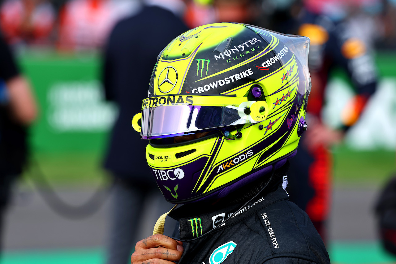GP CITTA DEL MESSICO, Lewis Hamilton (GBR) Mercedes AMG F1.
29.10.2022. Formula 1 World Championship, Rd 20, Mexican Grand Prix, Mexico City, Mexico, Qualifiche Day.
- www.xpbimages.com, EMail: requests@xpbimages.com ¬© Copyright: Batchelor / XPB Images