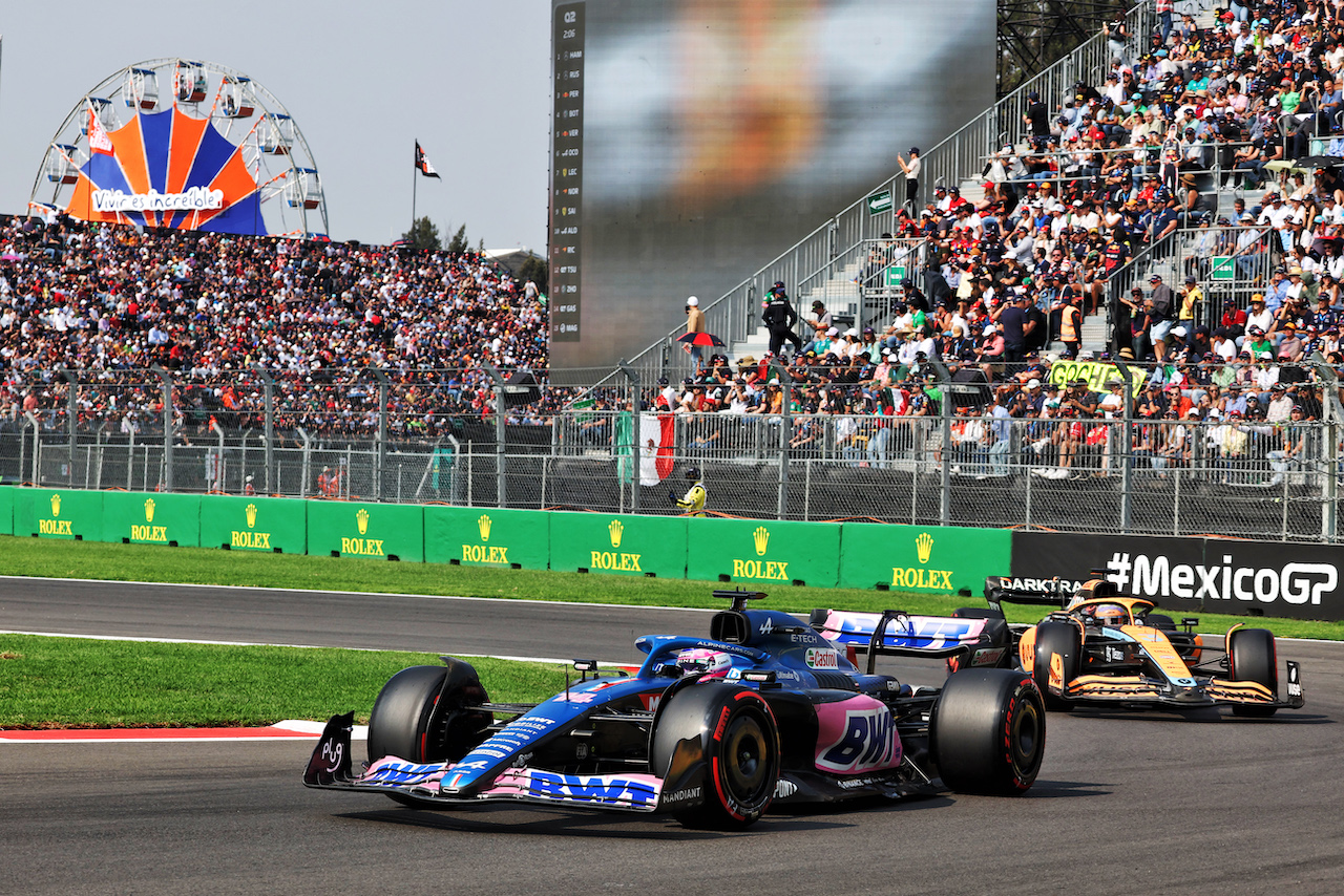 GP CITTA DEL MESSICO, Fernando Alonso (ESP) Alpine F1 Team A522.
29.10.2022. Formula 1 World Championship, Rd 20, Mexican Grand Prix, Mexico City, Mexico, Qualifiche Day.
- www.xpbimages.com, EMail: requests@xpbimages.com © Copyright: Bearne / XPB Images