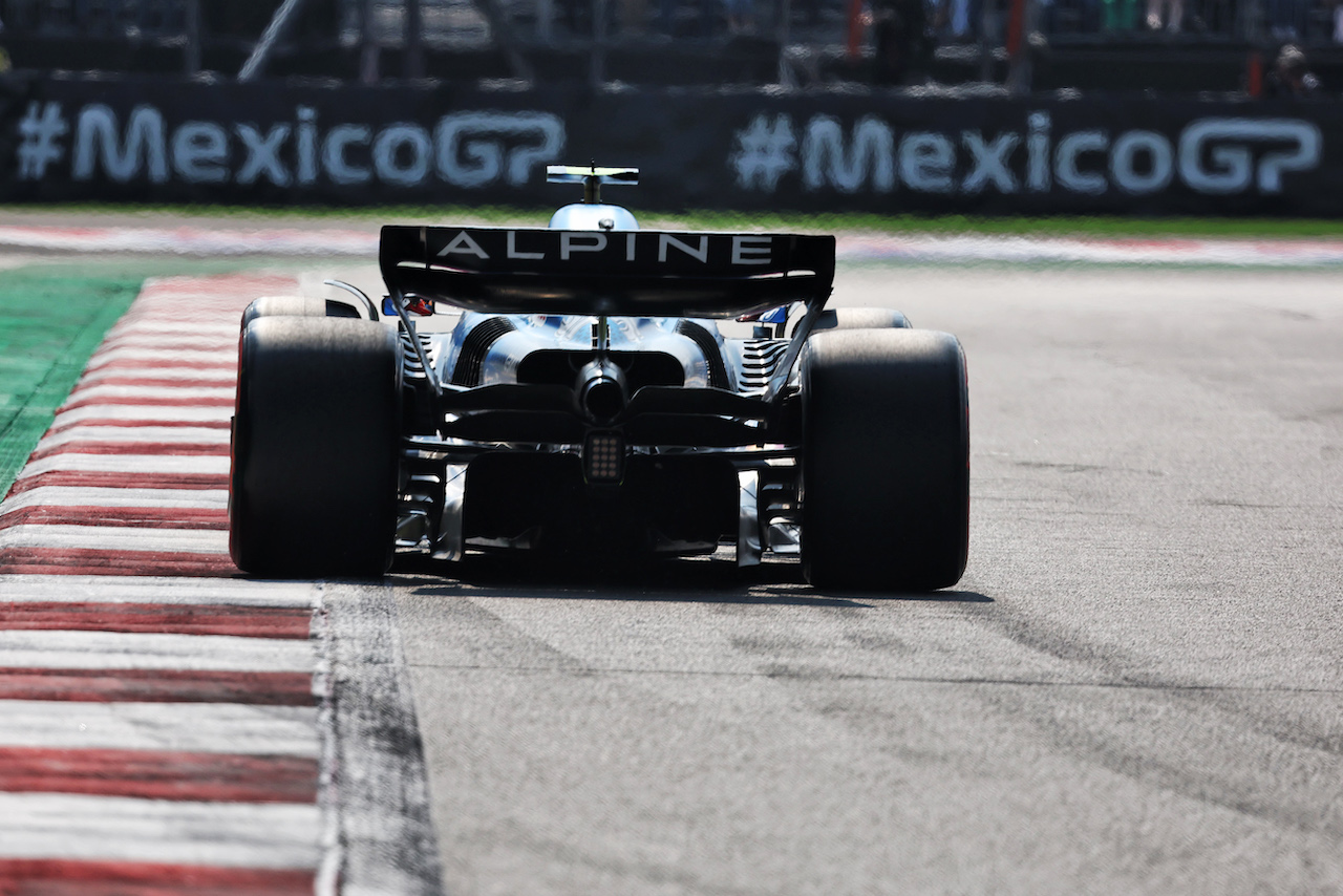 GP CITTA DEL MESSICO, Fernando Alonso (ESP) Alpine F1 Team A522.
29.10.2022. Formula 1 World Championship, Rd 20, Mexican Grand Prix, Mexico City, Mexico, Qualifiche Day.
- www.xpbimages.com, EMail: requests@xpbimages.com © Copyright: Bearne / XPB Images