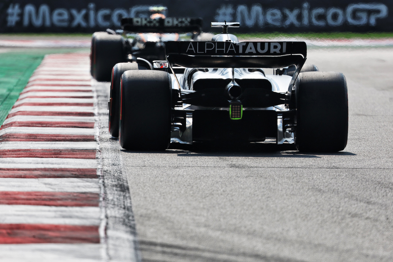 GP CITTA DEL MESSICO, Pierre Gasly (FRA) AlphaTauri AT03.
29.10.2022. Formula 1 World Championship, Rd 20, Mexican Grand Prix, Mexico City, Mexico, Qualifiche Day.
- www.xpbimages.com, EMail: requests@xpbimages.com © Copyright: Bearne / XPB Images