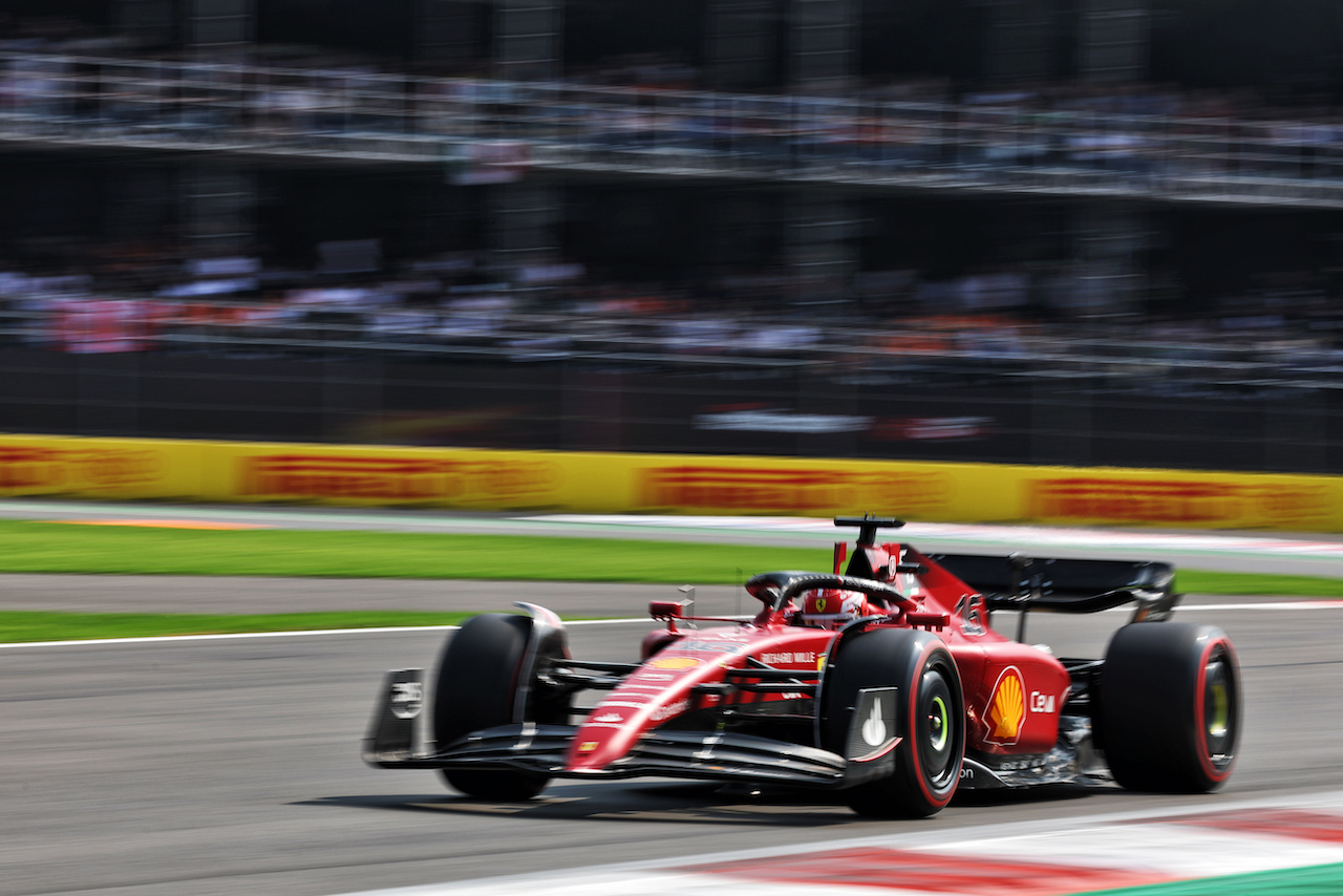 GP CITTA DEL MESSICO, Charles Leclerc (MON) Ferrari F1-75.
29.10.2022. Formula 1 World Championship, Rd 20, Mexican Grand Prix, Mexico City, Mexico, Qualifiche Day.
- www.xpbimages.com, EMail: requests@xpbimages.com © Copyright: Bearne / XPB Images