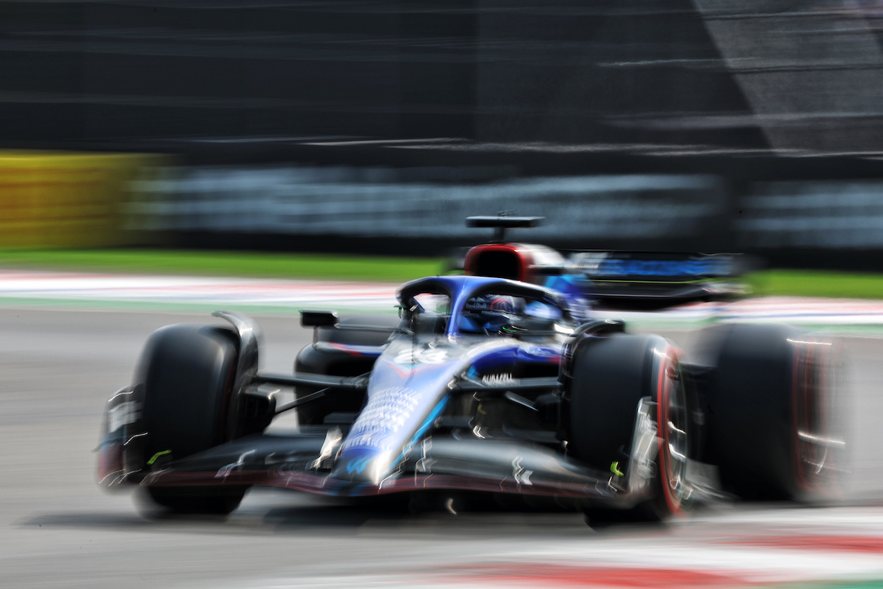 GP CITTA DEL MESSICO, Alexander Albon (THA) Williams Racing FW44.
29.10.2022. Formula 1 World Championship, Rd 20, Mexican Grand Prix, Mexico City, Mexico, Qualifiche Day.
- www.xpbimages.com, EMail: requests@xpbimages.com © Copyright: Bearne / XPB Images