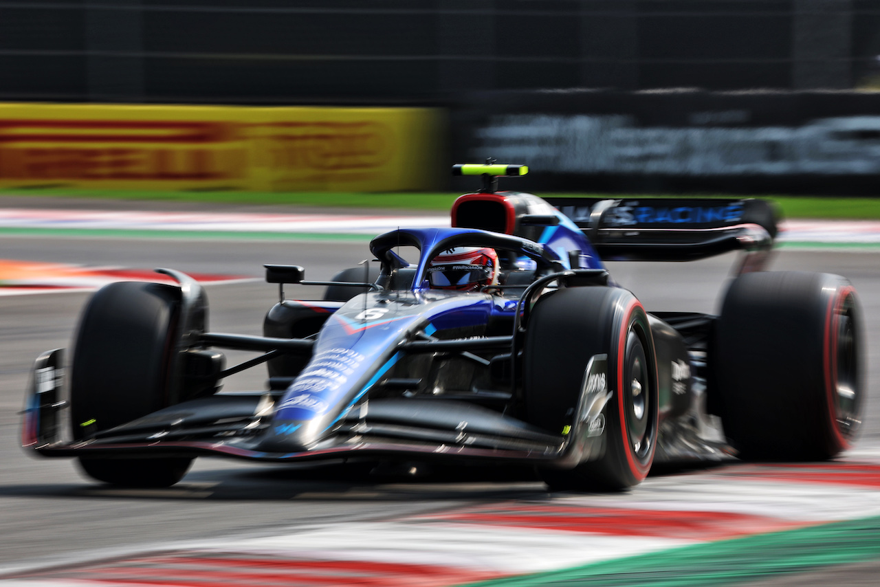 GP CITTA DEL MESSICO, Nicholas Latifi (CDN) Williams Racing FW44.
29.10.2022. Formula 1 World Championship, Rd 20, Mexican Grand Prix, Mexico City, Mexico, Qualifiche Day.
- www.xpbimages.com, EMail: requests@xpbimages.com © Copyright: Bearne / XPB Images