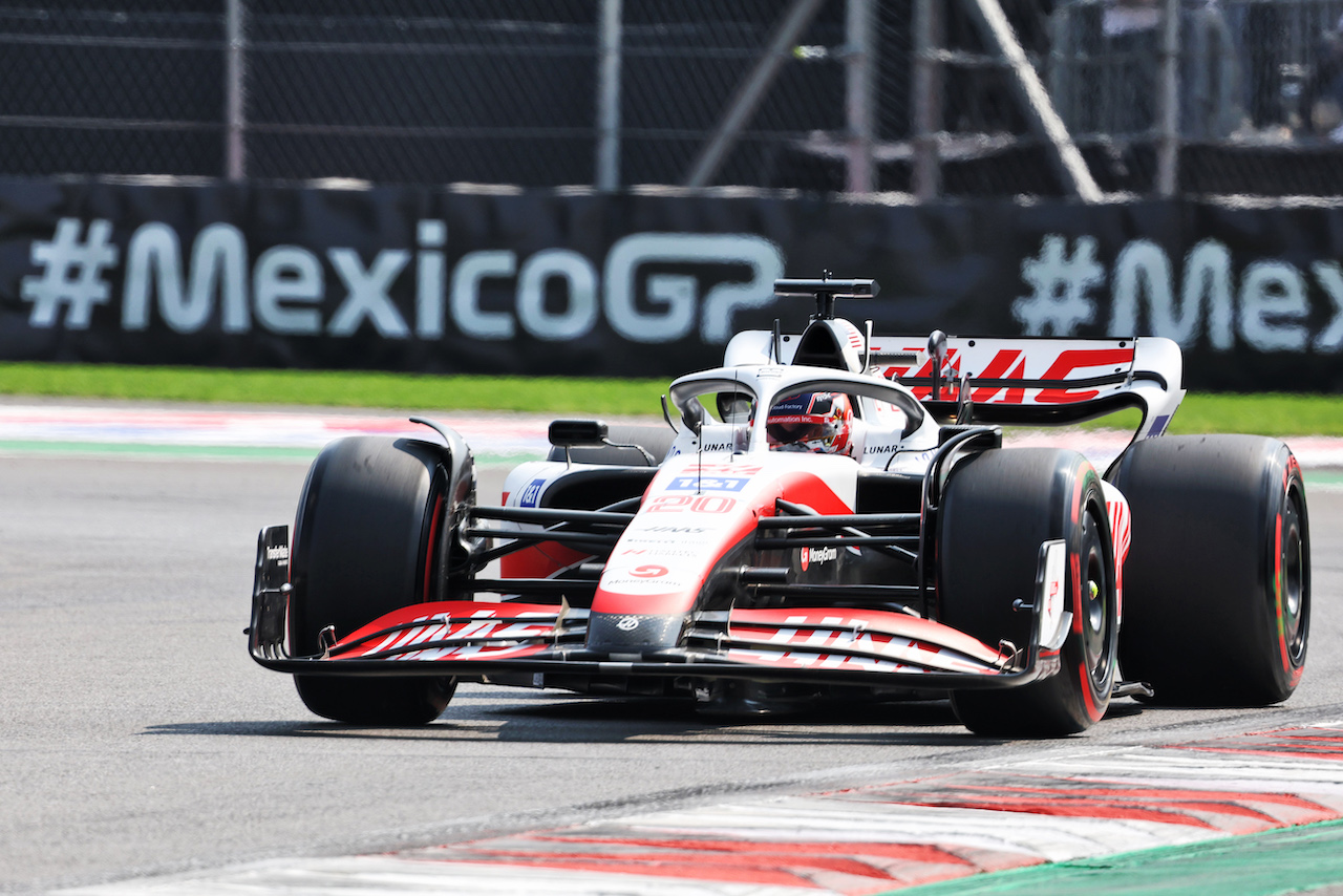 GP CITTA DEL MESSICO, Kevin Magnussen (DEN) Haas VF-22.
29.10.2022. Formula 1 World Championship, Rd 20, Mexican Grand Prix, Mexico City, Mexico, Qualifiche Day.
- www.xpbimages.com, EMail: requests@xpbimages.com © Copyright: Bearne / XPB Images