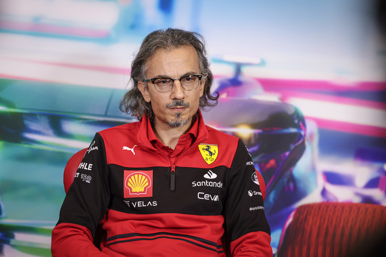 GP CITTA DEL MESSICO, Laurent Mekies (FRA) Ferrari Sporting Director, in the FIA Press Conference.
29.10.2022. Formula 1 World Championship, Rd 20, Mexican Grand Prix, Mexico City, Mexico, Qualifiche Day.
- www.xpbimages.com, EMail: requests@xpbimages.com © Copyright: XPB Images