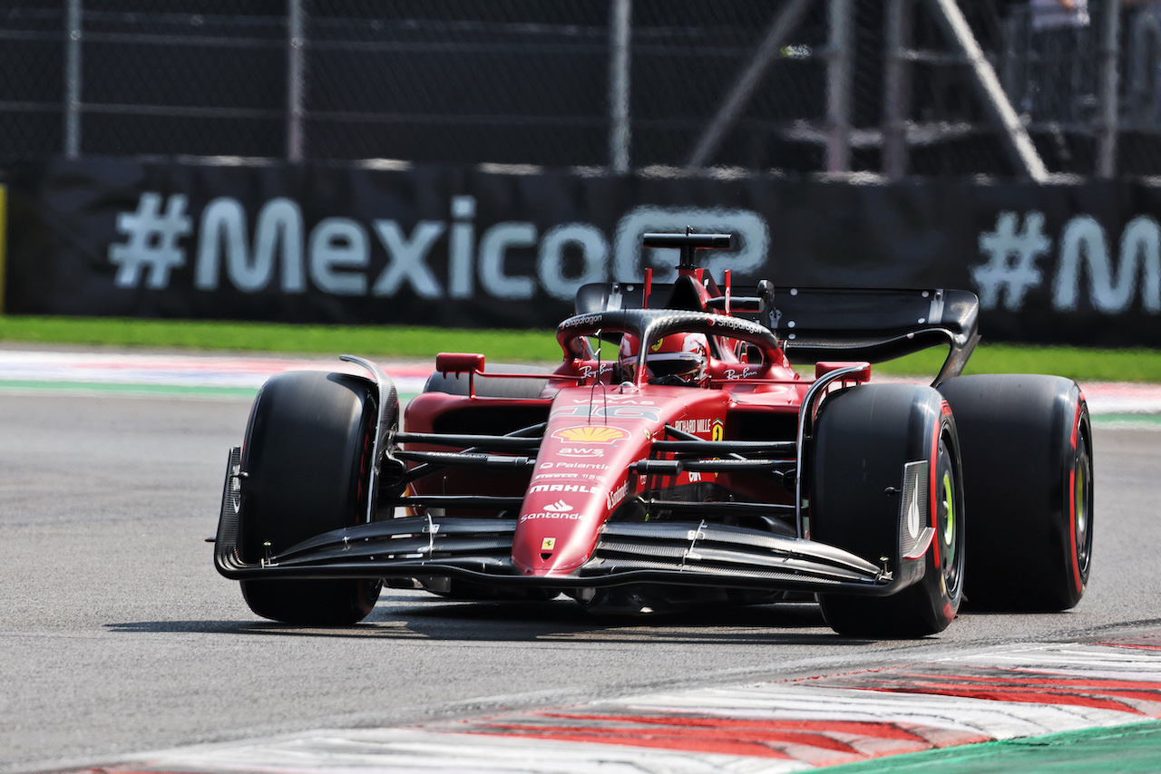 GP CITTA DEL MESSICO, Charles Leclerc (MON) Ferrari F1-75.
29.10.2022. Formula 1 World Championship, Rd 20, Mexican Grand Prix, Mexico City, Mexico, Qualifiche Day.
- www.xpbimages.com, EMail: requests@xpbimages.com © Copyright: Bearne / XPB Images