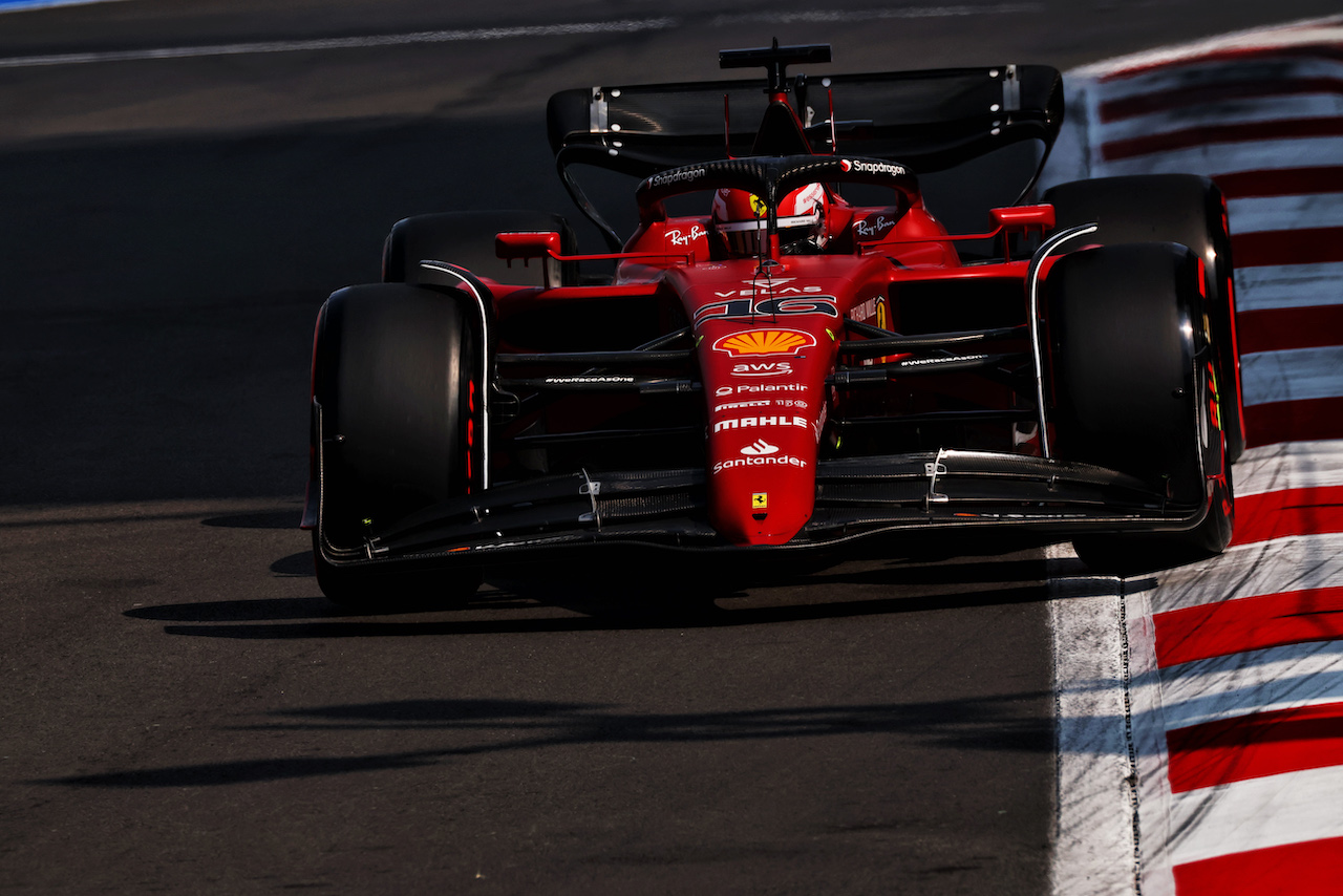 GP CITTA DEL MESSICO, Charles Leclerc (MON) Ferrari F1-75.
29.10.2022. Formula 1 World Championship, Rd 20, Mexican Grand Prix, Mexico City, Mexico, Qualifiche Day.
 - www.xpbimages.com, EMail: requests@xpbimages.com © Copyright: Coates / XPB Images