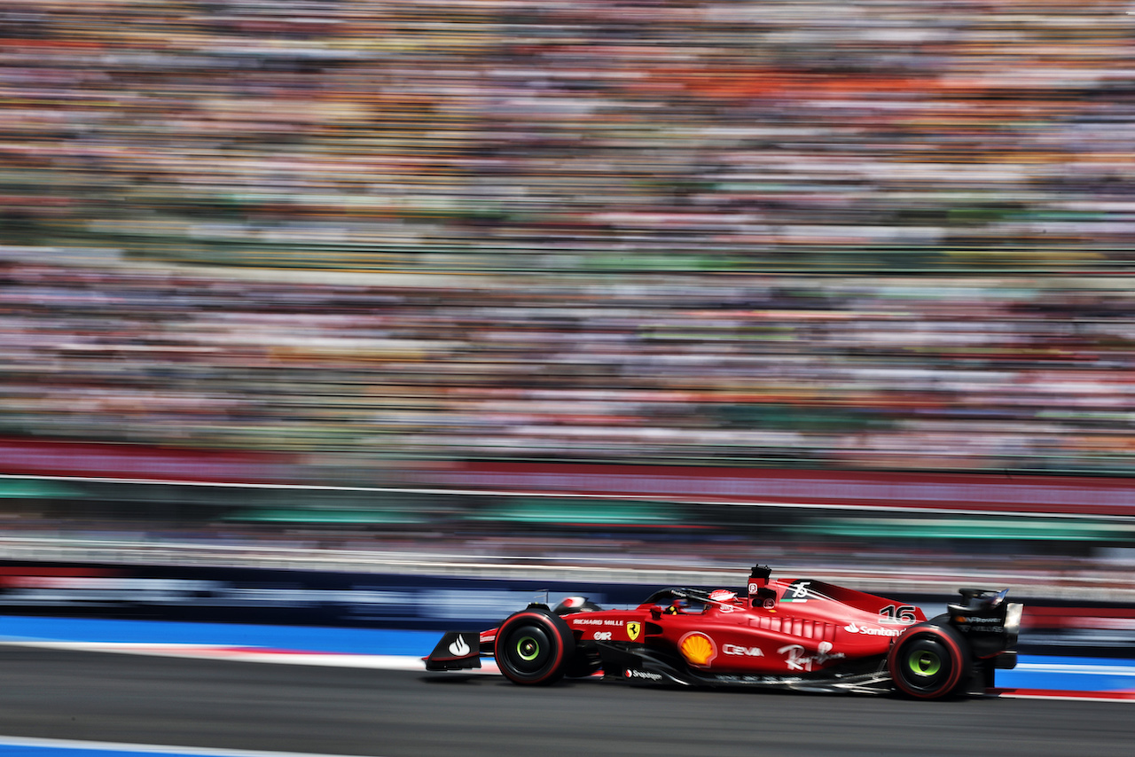 GP CITTA DEL MESSICO, Charles Leclerc (MON) Ferrari F1-75.
29.10.2022. Formula 1 World Championship, Rd 20, Mexican Grand Prix, Mexico City, Mexico, Qualifiche Day.
- www.xpbimages.com, EMail: requests@xpbimages.com © Copyright: Bearne / XPB Images