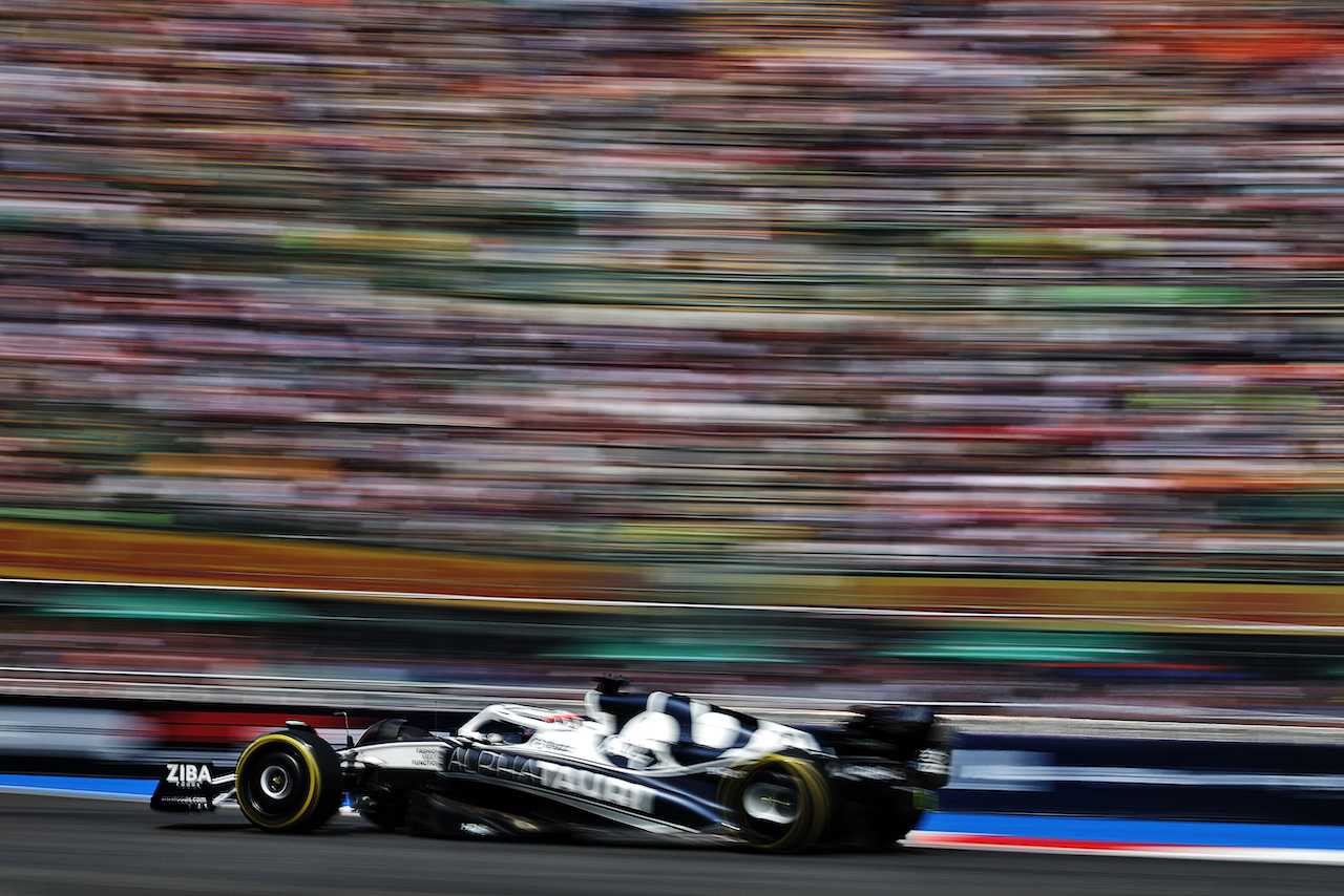 GP CITTA DEL MESSICO, Pierre Gasly (FRA) AlphaTauri AT03.
29.10.2022. Formula 1 World Championship, Rd 20, Mexican Grand Prix, Mexico City, Mexico, Qualifiche Day.
- www.xpbimages.com, EMail: requests@xpbimages.com © Copyright: Bearne / XPB Images