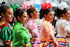 GP CITTA DEL MESSICO, Circuit Atmosfera - dancers in the pits.
29.10.2022. Formula 1 World Championship, Rd 20, Mexican Grand Prix, Mexico City, Mexico, Qualifiche Day.
- www.xpbimages.com, EMail: requests@xpbimages.com © Copyright: Moy / XPB Images