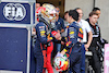 GP CITTA DEL MESSICO, (L to R): Max Verstappen (NLD) Red Bull Racing celebrates his pole position in qualifying parc ferme with team mate Sergio Perez (MEX) Red Bull Racing.
29.10.2022. Formula 1 World Championship, Rd 20, Mexican Grand Prix, Mexico City, Mexico, Qualifiche Day.
- www.xpbimages.com, EMail: requests@xpbimages.com © Copyright: Moy / XPB Images