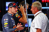 GP CITTA DEL MESSICO, (L to R): Max Verstappen (NLD) Red Bull Racing with Dr Helmut Marko (AUT) Red Bull Motorsport Consultant. 
29.10.2022. Formula 1 World Championship, Rd 20, Mexican Grand Prix, Mexico City, Mexico, Qualifiche Day.
- www.xpbimages.com, EMail: requests@xpbimages.com © Copyright: Batchelor / XPB Images