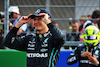 GP CITTA DEL MESSICO, George Russell (GBR) Mercedes AMG F1 celebrates his second position in qualifying parc ferme. 
29.10.2022. Formula 1 World Championship, Rd 20, Mexican Grand Prix, Mexico City, Mexico, Qualifiche Day.
 - www.xpbimages.com, EMail: requests@xpbimages.com © Copyright: Coates / XPB Images