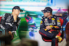 GP CITTA DEL MESSICO, (L to R): George Russell (GBR) Mercedes AMG F1 e Max Verstappen (NLD) Red Bull Racing in the post qualifying FIA Press Conference.
29.10.2022. Formula 1 World Championship, Rd 20, Mexican Grand Prix, Mexico City, Mexico, Qualifiche Day.
- www.xpbimages.com, EMail: requests@xpbimages.com © Copyright: XPB Images