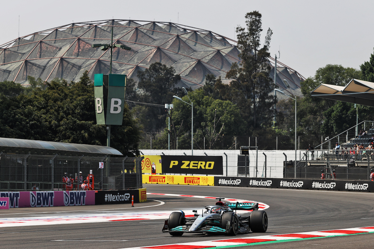 GP CITTA DEL MESSICO, Nyck de Vries (NLD) Mercedes AMG F1 W13 Test e Reserve Driver.
28.10.2022. Formula 1 World Championship, Rd 20, Mexican Grand Prix, Mexico City, Mexico, Practice Day.
- www.xpbimages.com, EMail: requests@xpbimages.com © Copyright: Moy / XPB Images