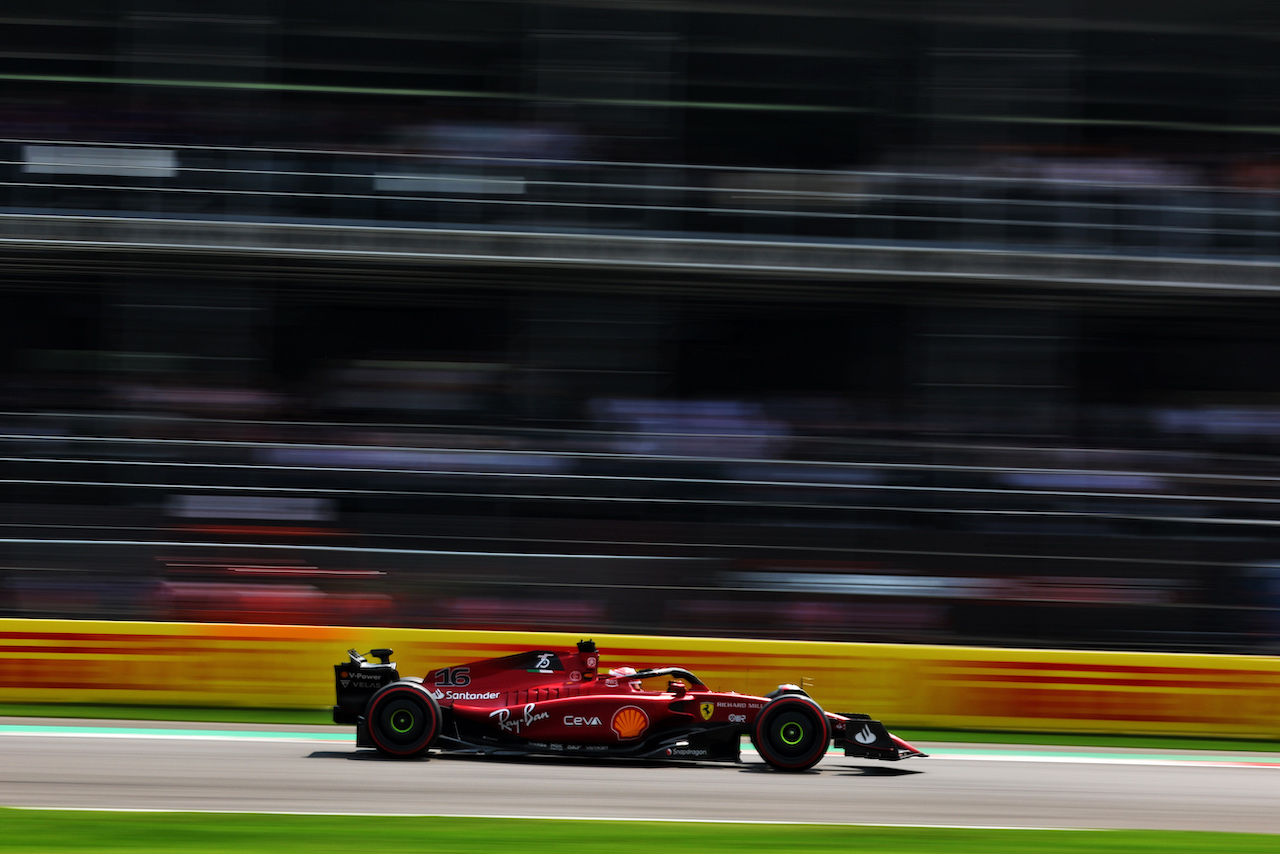 GP CITTA DEL MESSICO, Charles Leclerc (MON) Ferrari F1-75.
28.10.2022. Formula 1 World Championship, Rd 20, Mexican Grand Prix, Mexico City, Mexico, Practice Day.
 - www.xpbimages.com, EMail: requests@xpbimages.com © Copyright: Coates / XPB Images