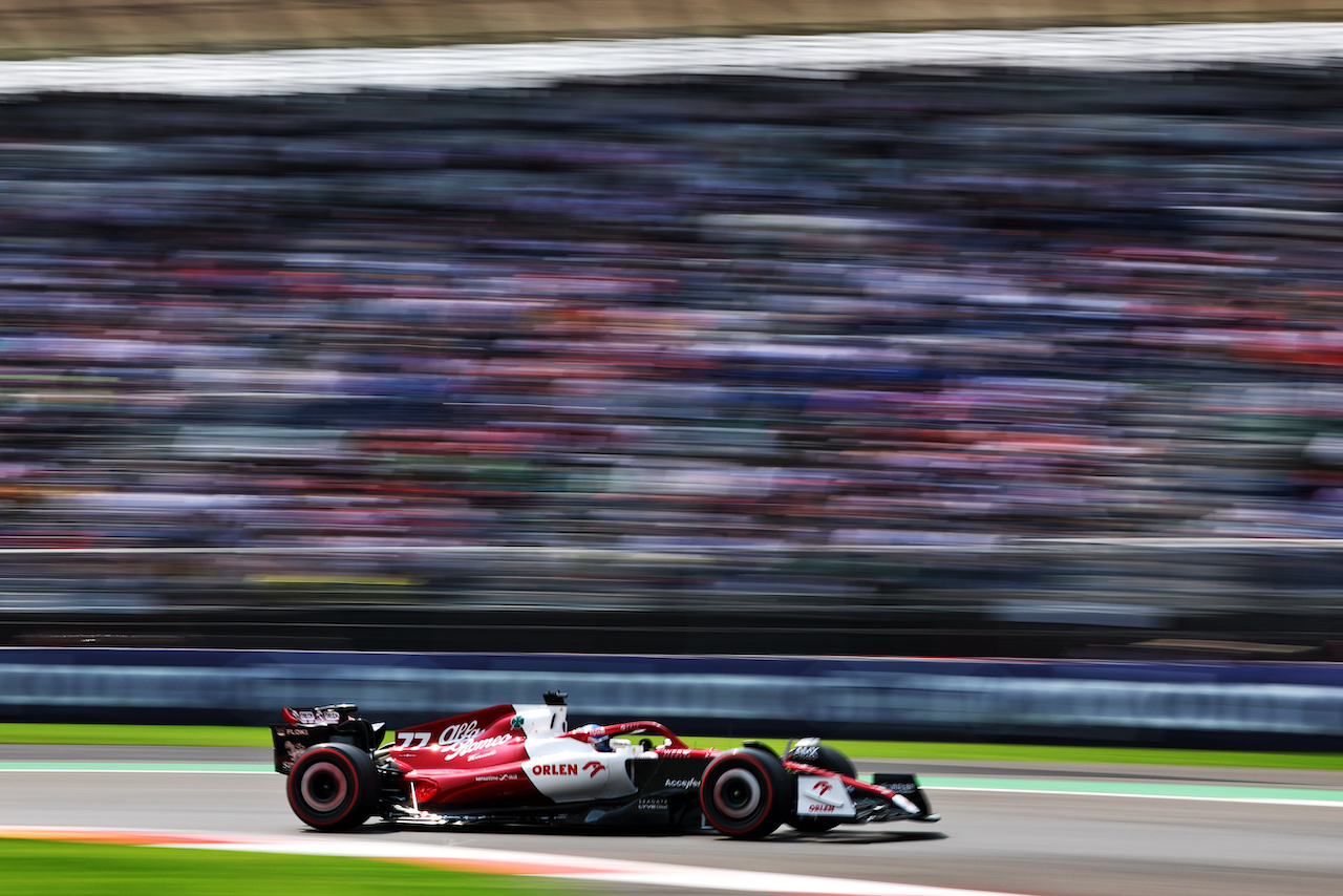 GP CITTA DEL MESSICO, Valtteri Bottas (FIN) Alfa Romeo F1 Team C42.
28.10.2022. Formula 1 World Championship, Rd 20, Mexican Grand Prix, Mexico City, Mexico, Practice Day.
 - www.xpbimages.com, EMail: requests@xpbimages.com © Copyright: Coates / XPB Images