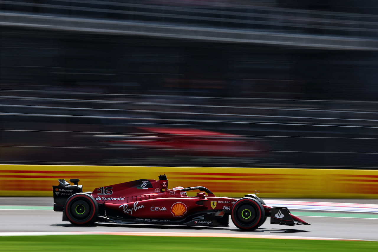 GP CITTA DEL MESSICO, Charles Leclerc (MON) Ferrari F1-75.
28.10.2022. Formula 1 World Championship, Rd 20, Mexican Grand Prix, Mexico City, Mexico, Practice Day.
 - www.xpbimages.com, EMail: requests@xpbimages.com © Copyright: Coates / XPB Images