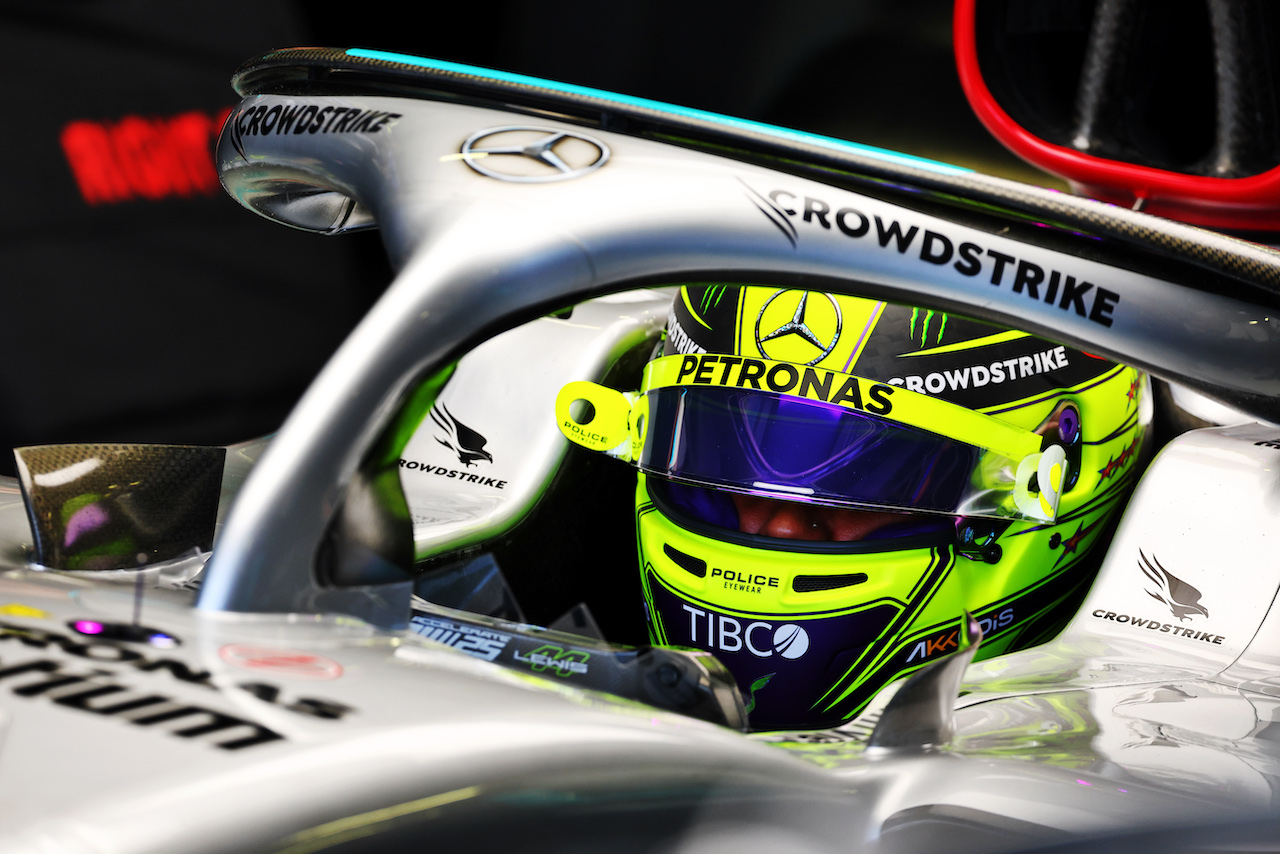 GP CITTA DEL MESSICO, Lewis Hamilton (GBR) Mercedes AMG F1 W13.
28.10.2022. Formula 1 World Championship, Rd 20, Mexican Grand Prix, Mexico City, Mexico, Practice Day.
- www.xpbimages.com, EMail: requests@xpbimages.com © Copyright: Batchelor / XPB Images