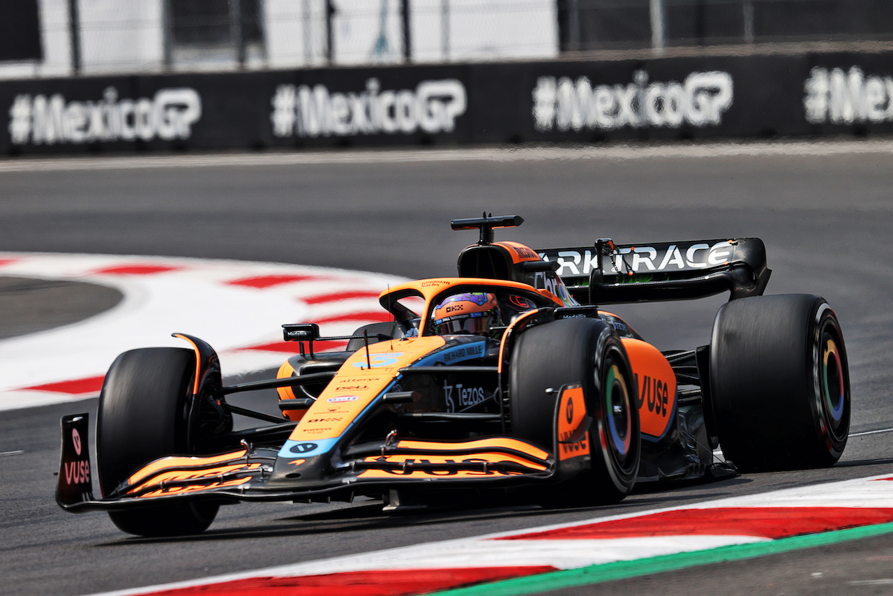 GP CITTA DEL MESSICO, Daniel Ricciardo (AUS) McLaren MCL36.
28.10.2022. Formula 1 World Championship, Rd 20, Mexican Grand Prix, Mexico City, Mexico, Practice Day.
- www.xpbimages.com, EMail: requests@xpbimages.com © Copyright: Moy / XPB Images