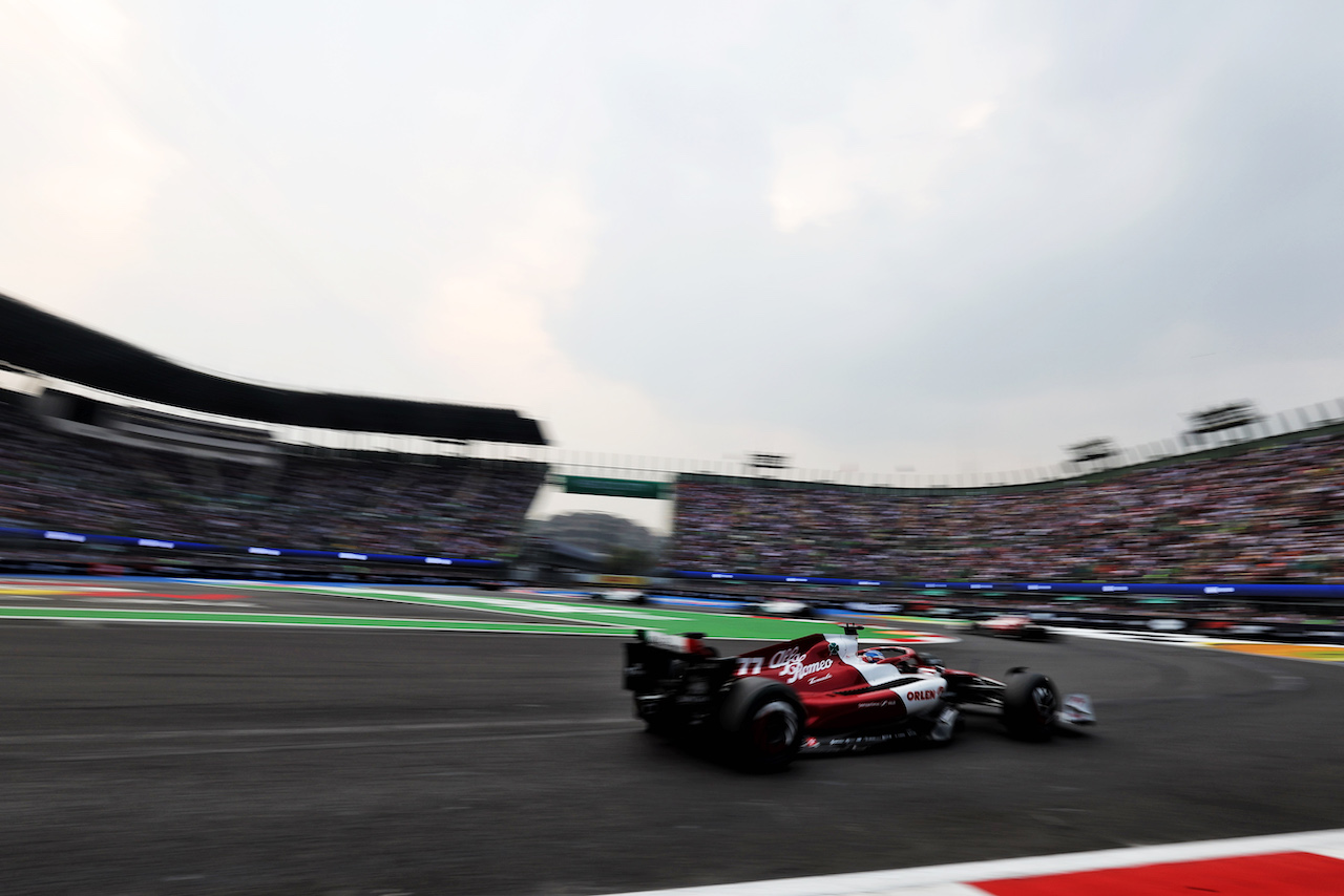 GP CITTA DEL MESSICO, Valtteri Bottas (FIN) Alfa Romeo F1 Team C42.
28.10.2022. Formula 1 World Championship, Rd 20, Mexican Grand Prix, Mexico City, Mexico, Practice Day.
- www.xpbimages.com, EMail: requests@xpbimages.com © Copyright: Bearne / XPB Images