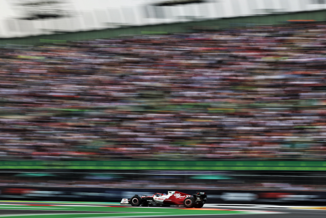 GP CITTA DEL MESSICO, Valtteri Bottas (FIN) Alfa Romeo F1 Team C42.
28.10.2022. Formula 1 World Championship, Rd 20, Mexican Grand Prix, Mexico City, Mexico, Practice Day.
- www.xpbimages.com, EMail: requests@xpbimages.com © Copyright: Bearne / XPB Images