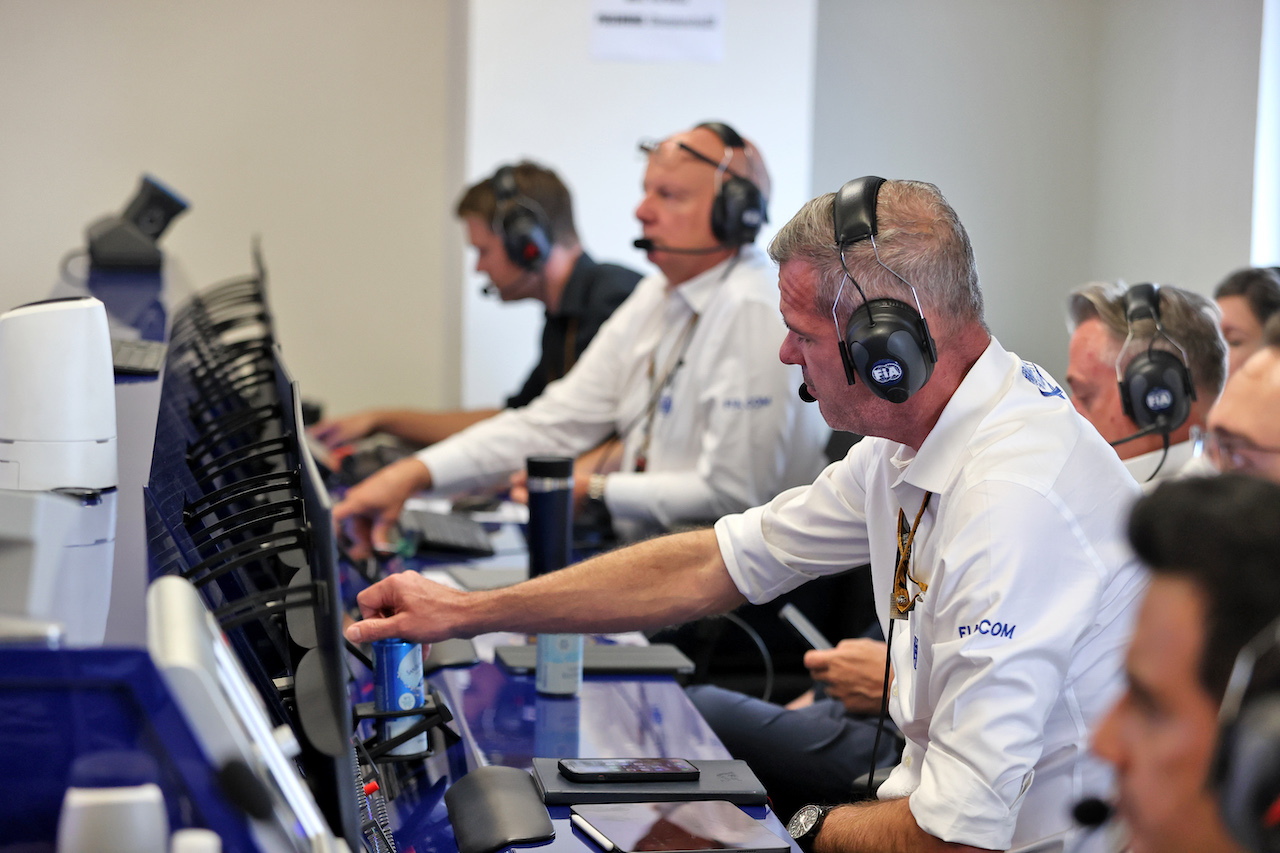 GP CITTA DEL MESSICO, Niels Wittich (GER) FIA F1 Gara Director in Gara Control.
28.10.2022. Formula 1 World Championship, Rd 20, Mexican Grand Prix, Mexico City, Mexico, Practice Day.
- www.xpbimages.com, EMail: requests@xpbimages.com © Copyright: Moy / XPB Images