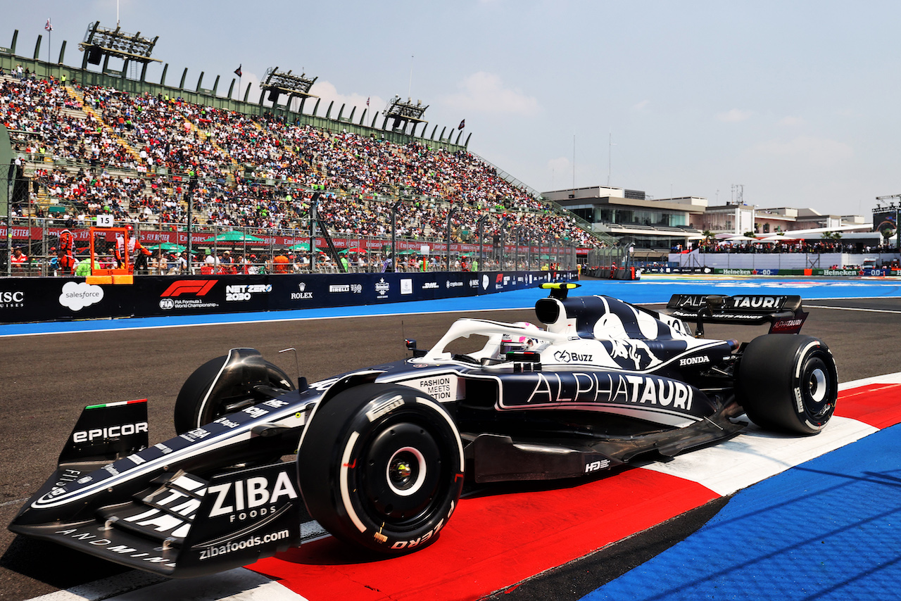 GP CITTA DEL MESSICO, Liam Lawson (NZL) AlphaTauri AT03 Test Driver.
28.10.2022. Formula 1 World Championship, Rd 20, Mexican Grand Prix, Mexico City, Mexico, Practice Day.
- www.xpbimages.com, EMail: requests@xpbimages.com © Copyright: Moy / XPB Images