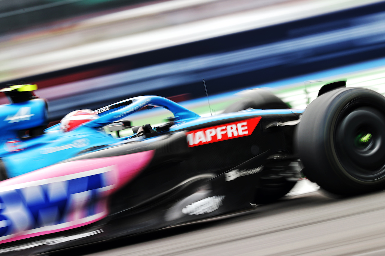 GP CITTA DEL MESSICO, Esteban Ocon (FRA) Alpine F1 Team A522.
28.10.2022. Formula 1 World Championship, Rd 20, Mexican Grand Prix, Mexico City, Mexico, Practice Day.
- www.xpbimages.com, EMail: requests@xpbimages.com © Copyright: Moy / XPB Images
