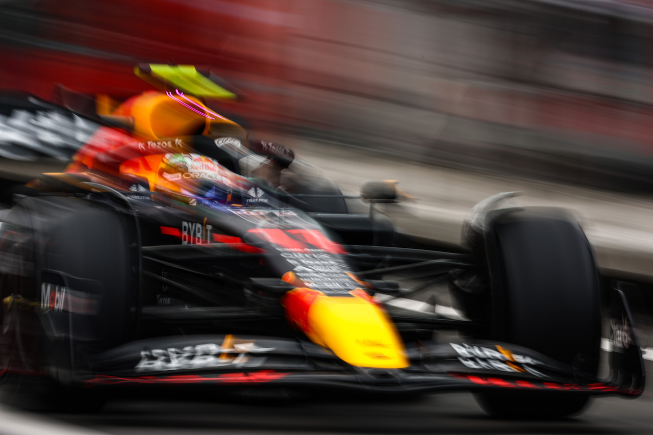 GP CITTA DEL MESSICO, Sergio Perez (MEX), Red Bull Racing 
28.10.2022. Formula 1 World Championship, Rd 20, Mexican Grand Prix, Mexico City, Mexico, Practice Day.
- www.xpbimages.com, EMail: requests@xpbimages.com © Copyright: Charniaux / XPB Images