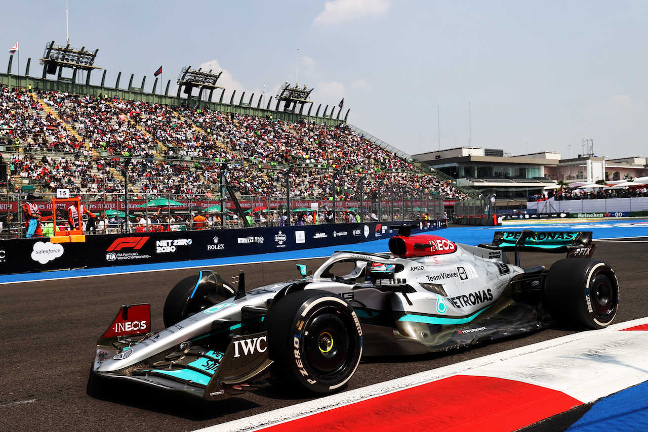 GP CITTA DEL MESSICO, Nyck de Vries (NLD) Mercedes AMG F1 W13 Test e Reserve Driver.
28.10.2022. Formula 1 World Championship, Rd 20, Mexican Grand Prix, Mexico City, Mexico, Practice Day.
- www.xpbimages.com, EMail: requests@xpbimages.com © Copyright: Moy / XPB Images