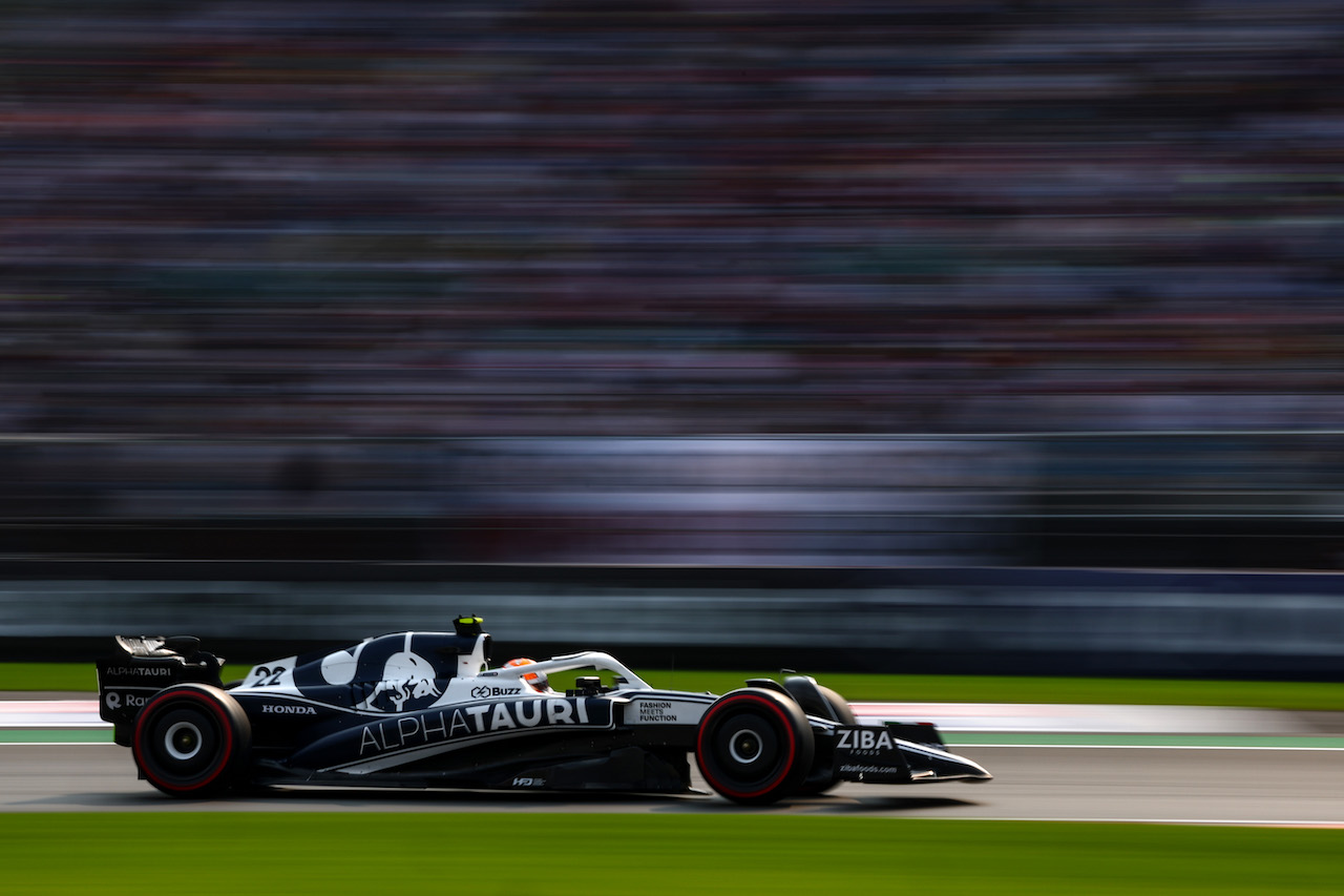 GP CITTA DEL MESSICO, Yuki Tsunoda (JPN), Alpha Tauri 
28.10.2022. Formula 1 World Championship, Rd 20, Mexican Grand Prix, Mexico City, Mexico, Practice Day.
- www.xpbimages.com, EMail: requests@xpbimages.com ¬© Copyright: Charniaux / XPB Images