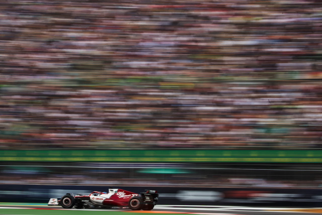 GP CITTA DEL MESSICO, Valtteri Bottas (FIN) Alfa Romeo F1 Team C42.
28.10.2022. Formula 1 World Championship, Rd 20, Mexican Grand Prix, Mexico City, Mexico, Practice Day.
- www.xpbimages.com, EMail: requests@xpbimages.com © Copyright: Bearne / XPB Images