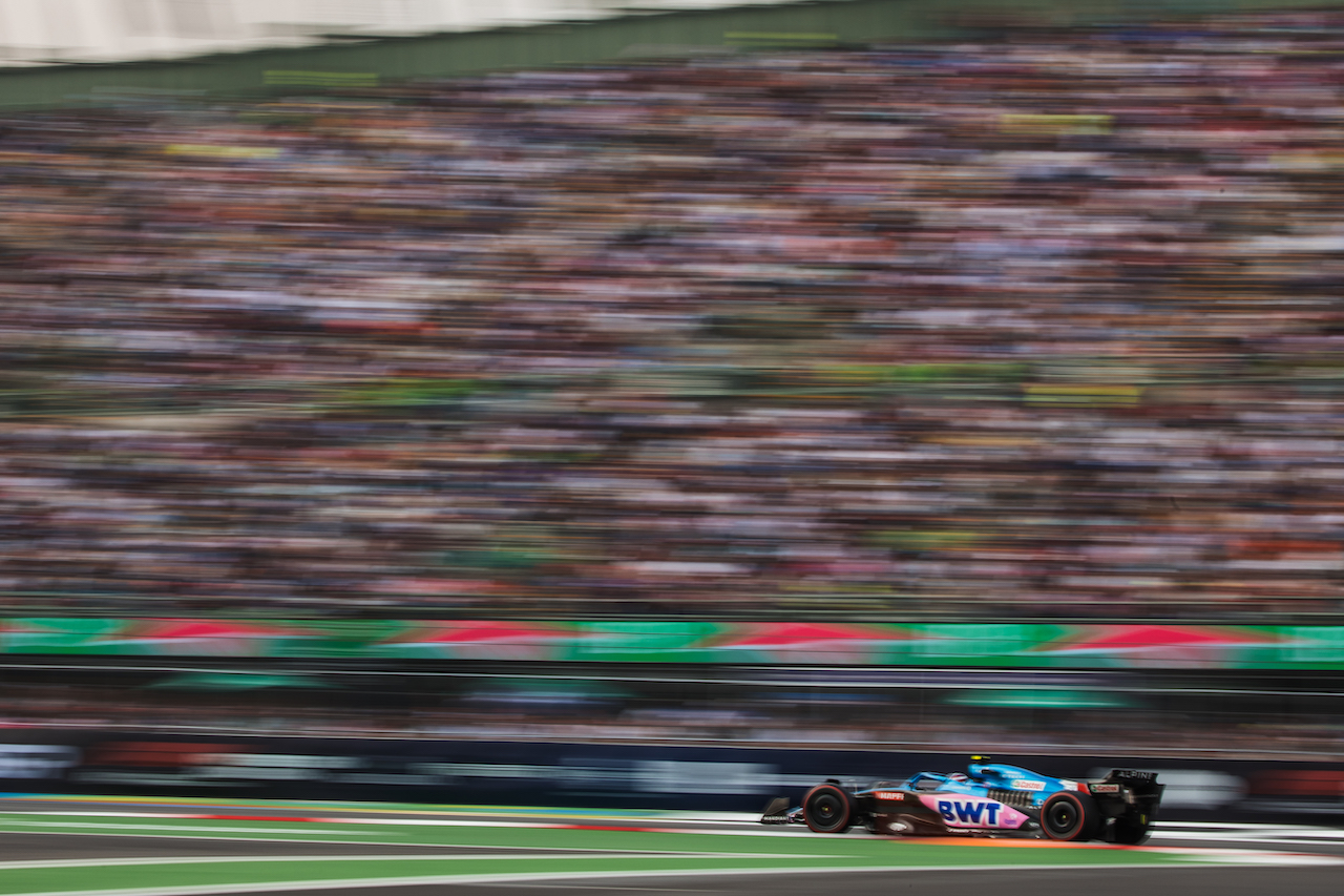 GP CITTA DEL MESSICO, Esteban Ocon (FRA) Alpine F1 Team A522.
28.10.2022. Formula 1 World Championship, Rd 20, Mexican Grand Prix, Mexico City, Mexico, Practice Day.
- www.xpbimages.com, EMail: requests@xpbimages.com © Copyright: Bearne / XPB Images